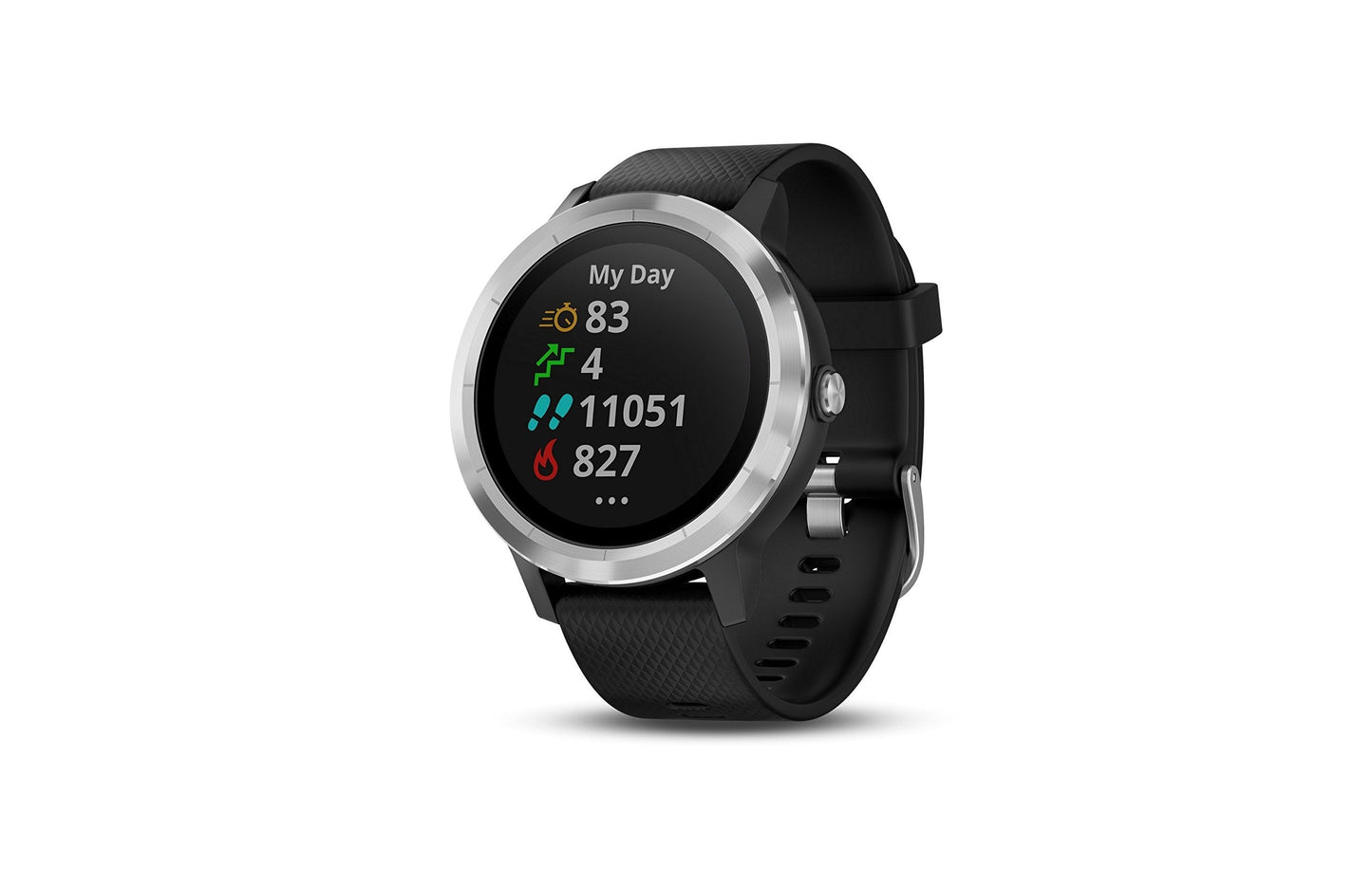 Garmin Vivoactive 3 GPS Smartwatch with Built-in Sports Apps - Black/Silver - 010-01769-01