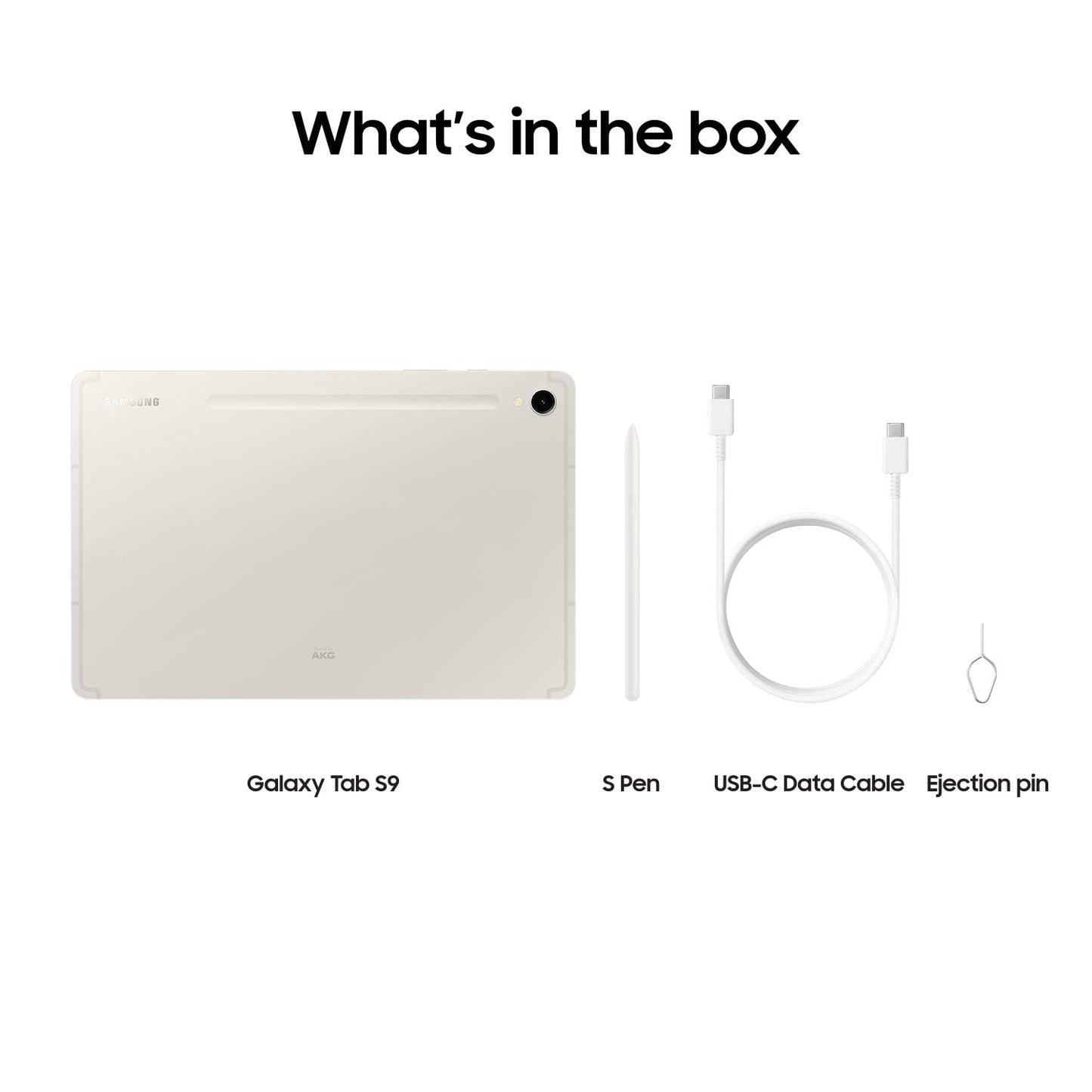 Samsung Galaxy Tab S9 ? 11" 256GB ? Wi-Fi ? with S Pen ? Beige ? SM-X710NZEEXAR