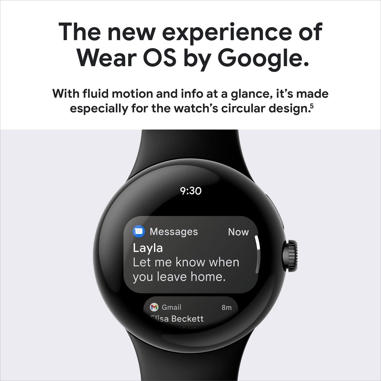 Google Pixel Watch Gold Stainless Steel Smartwatch 41mm with Hazel Active Band - Wi-Fi/Bluetooth - GA04123