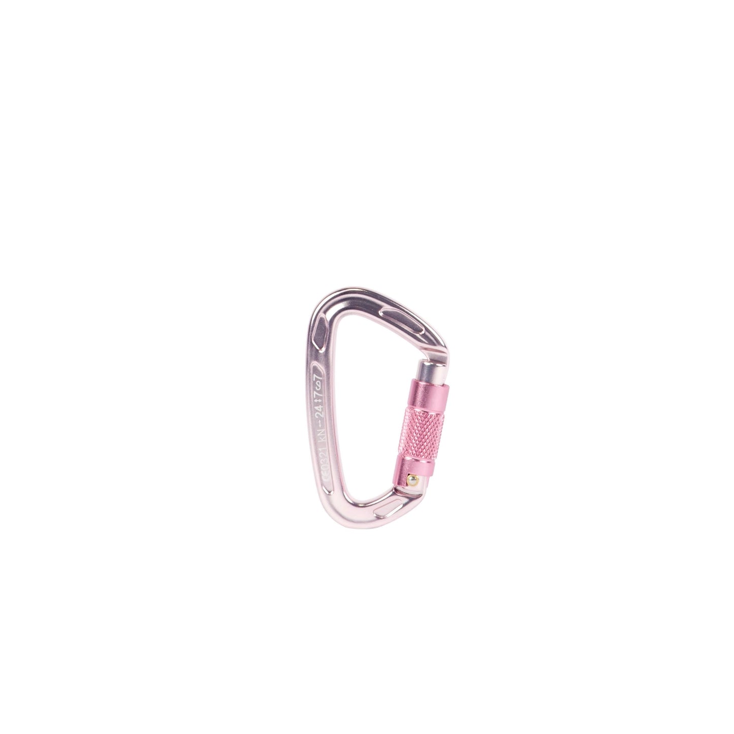 Auto Locking Carabiner Crome Pink & Pink