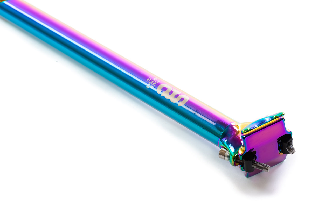 State Bicycle Co. - "Galaxy" Oil Slick Seatpost
