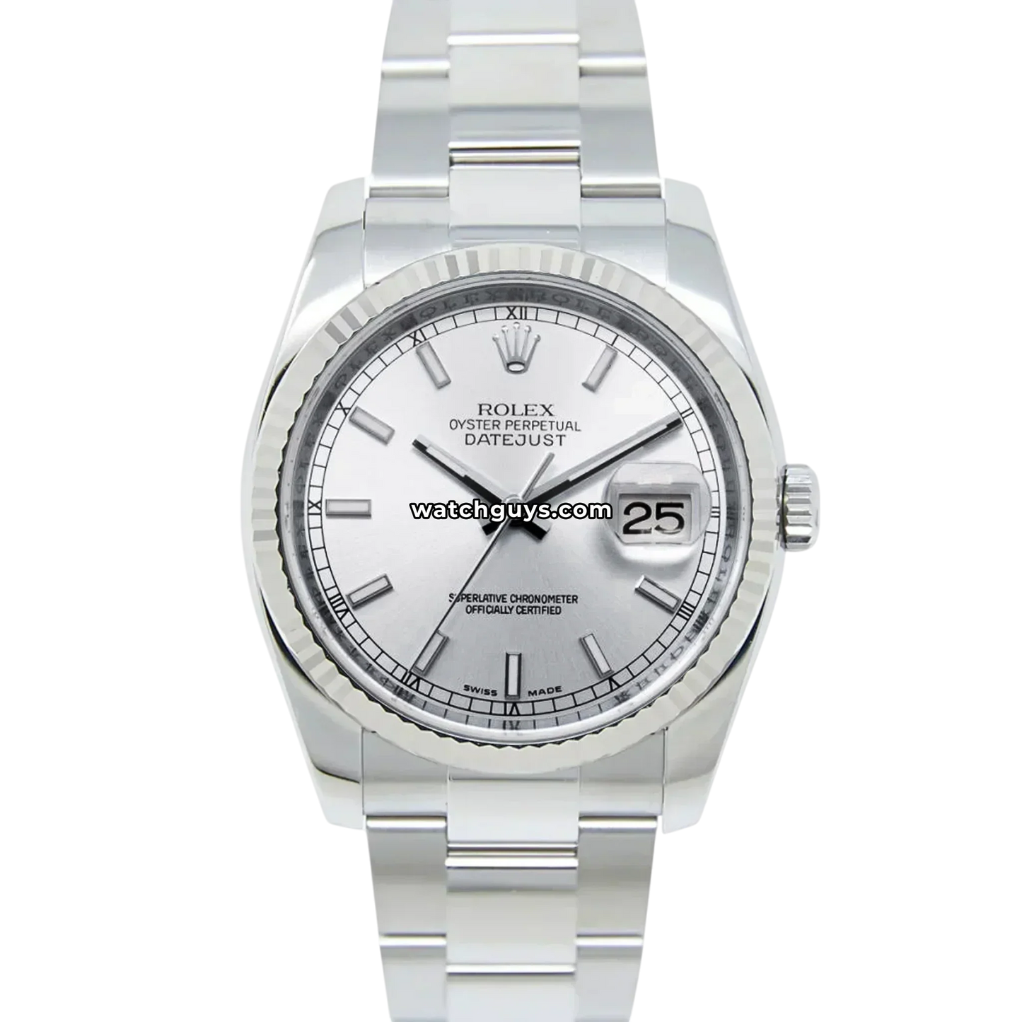 Rolex Datejust 116234 Silver Index