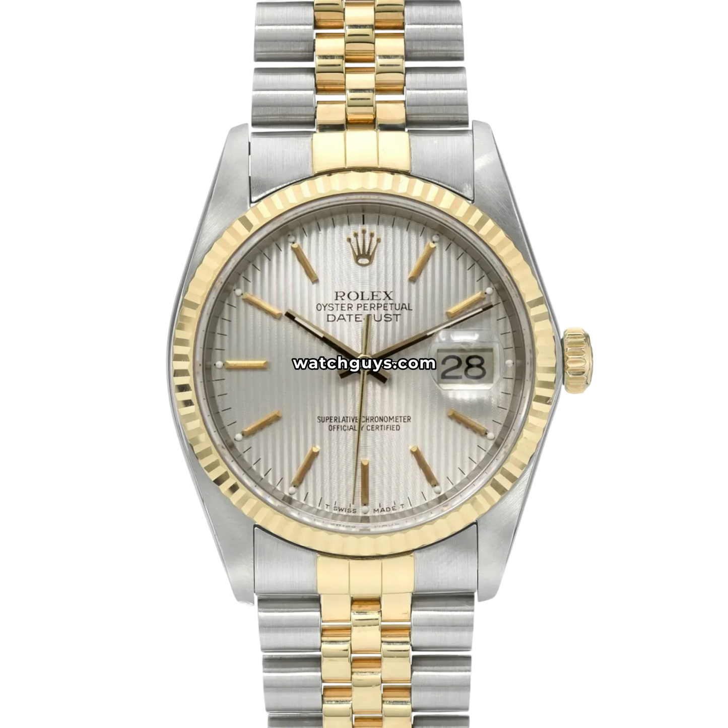 Rolex Datejust 16013 Silver Tapestry