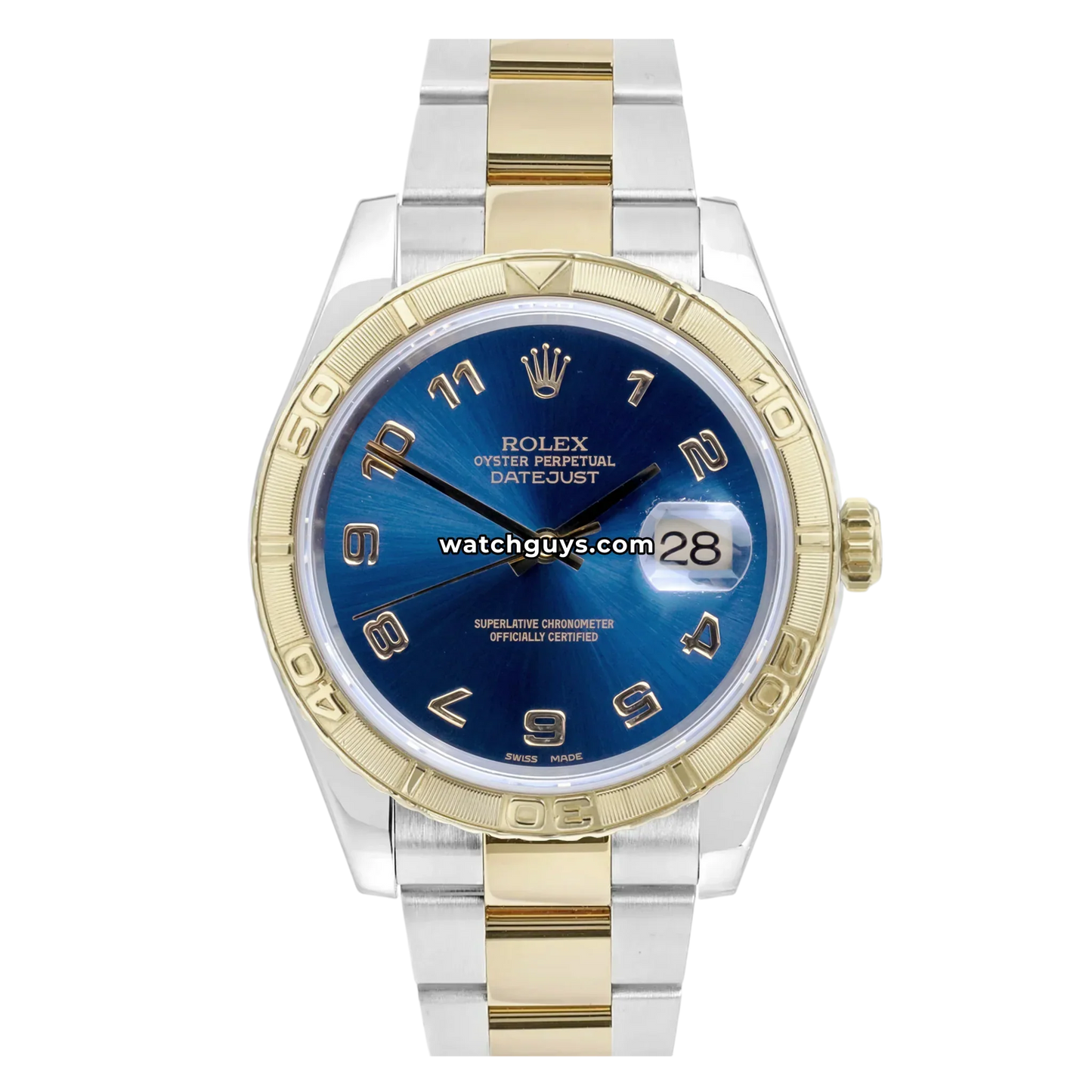 Rolex Datejust 16263 Blue Two Tone Oyster