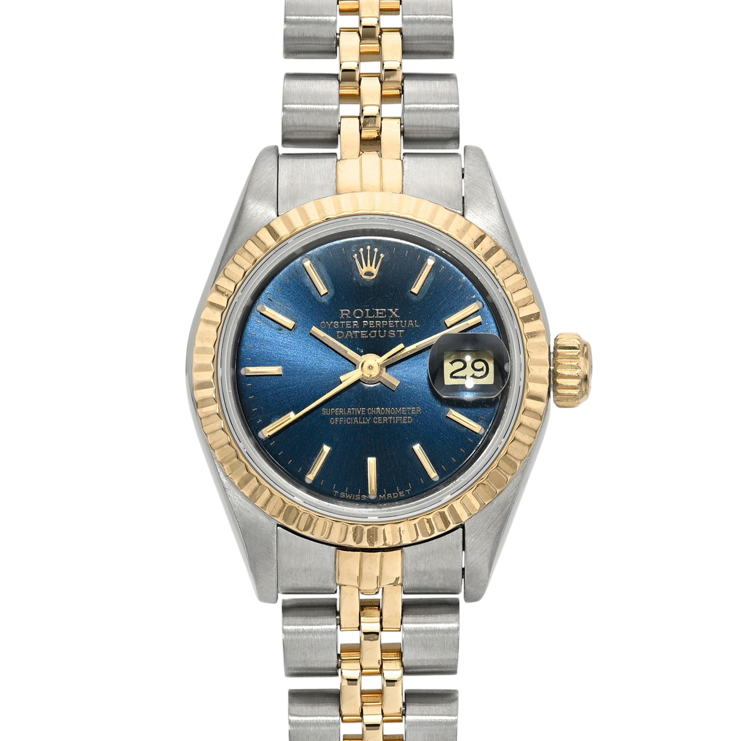 Rolex Datejust 69173 Blue Index