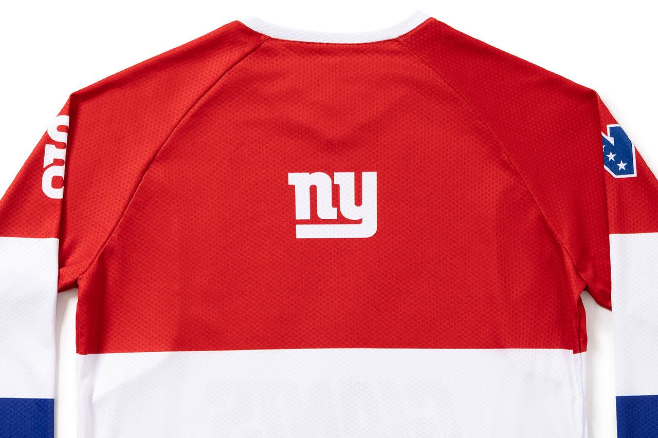 #NFLJ-NYG – NFL Collection | Long Sleeve MTB Jersey – NY Giants (Size Small, Like-New – Washed for Photos)