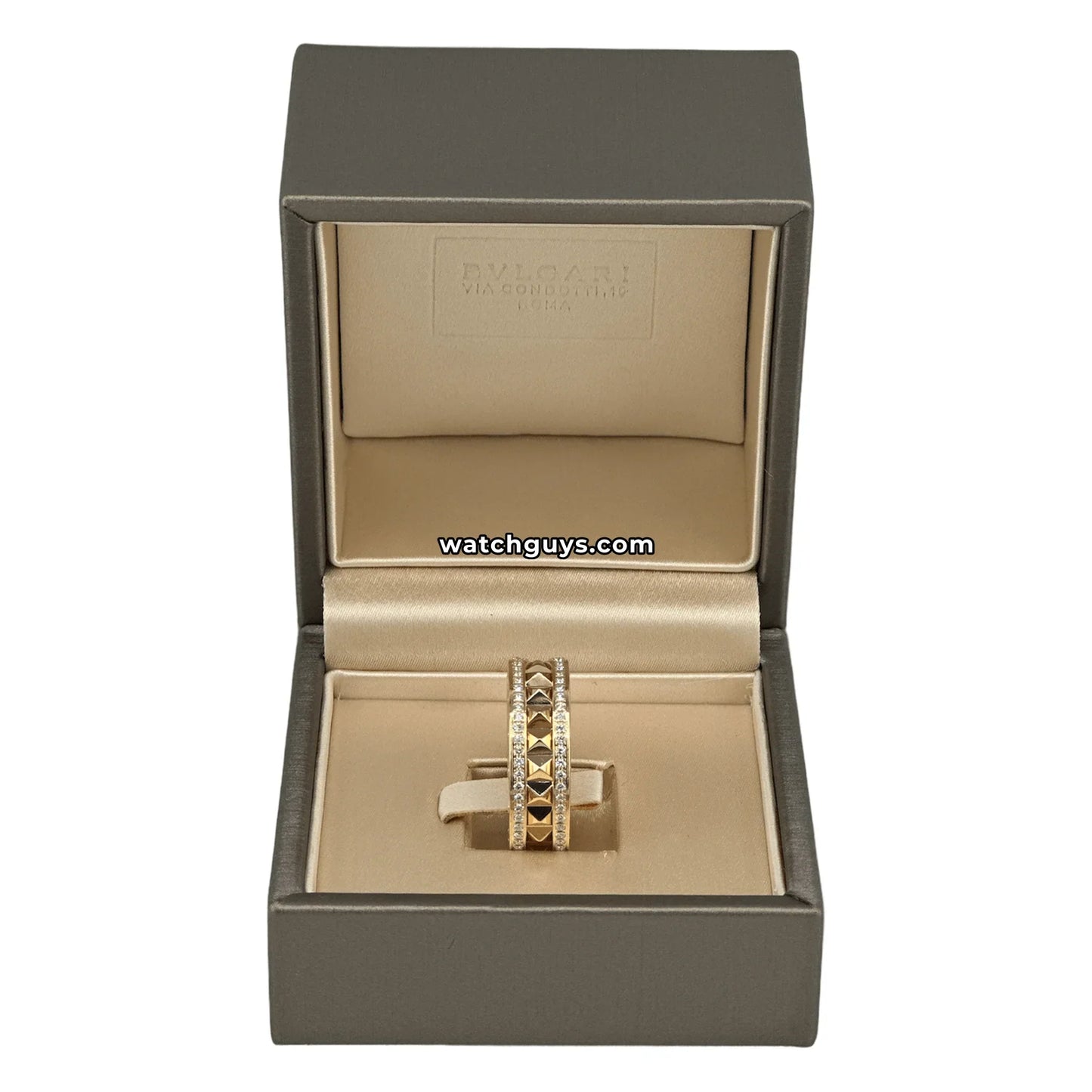 Bvlgari B.Zero1 Rock Diamond Yellow Gold Ring