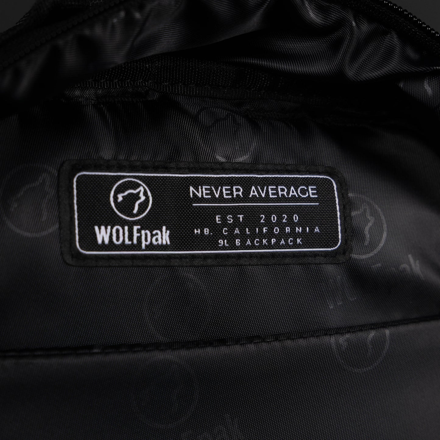 9L Backpack Mini Black Leopard