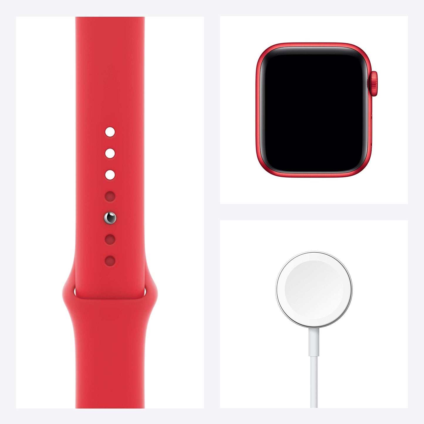 Apple Watch Series 6 GPS + Cellular, 40mm RED Aluminum Case with RED Sport Band - M02T3LL/A