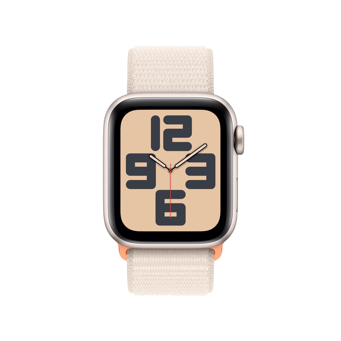 Apple Watch SE 2nd Generation (GPS + Cellular) 44mm Starlight Aluminum Case with Starlight Sport Loo