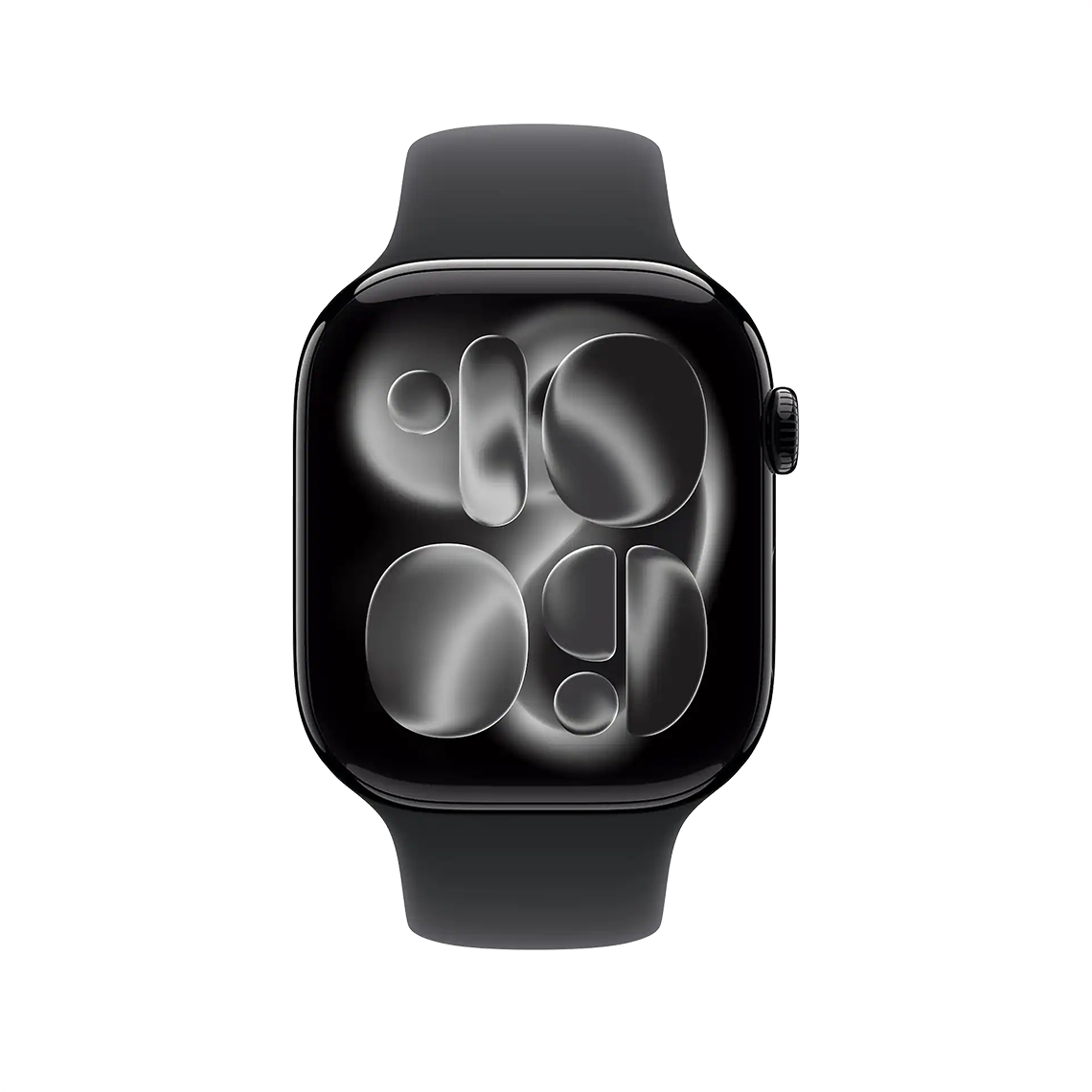 Apple Watch Series 11 42mm GPS + Cellular - Jet Black w/ M/L Black Sport Band, Grade A