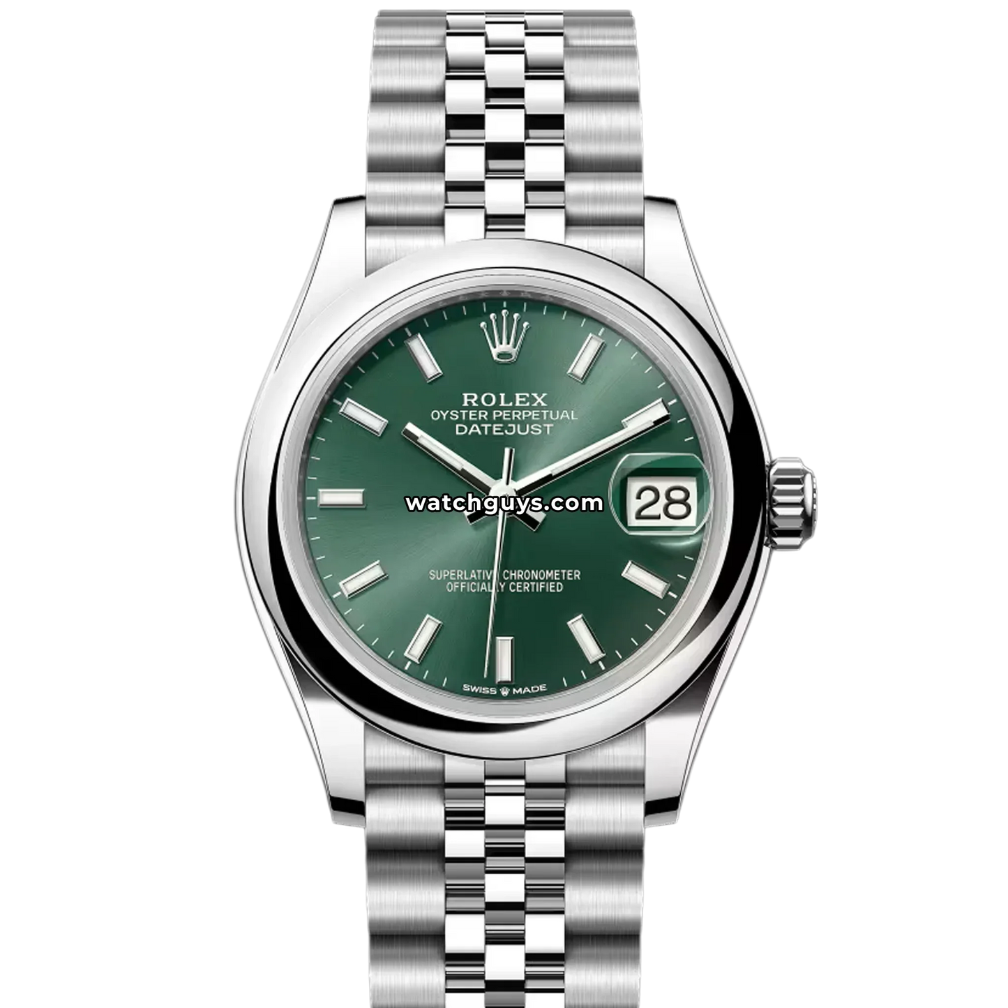 Rolex Datejust 278240 Green Index Jubilee