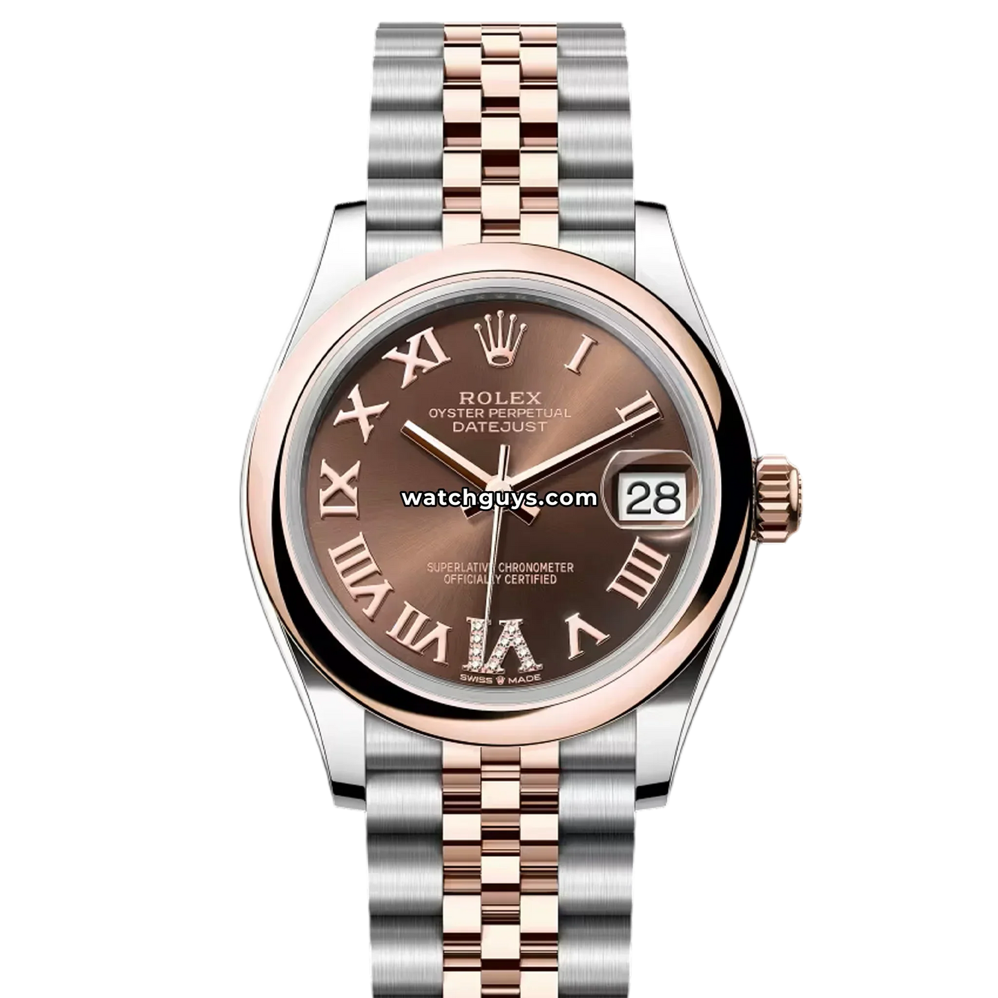 Rolex Datejust 278241 Chocolate Roman Jubilee