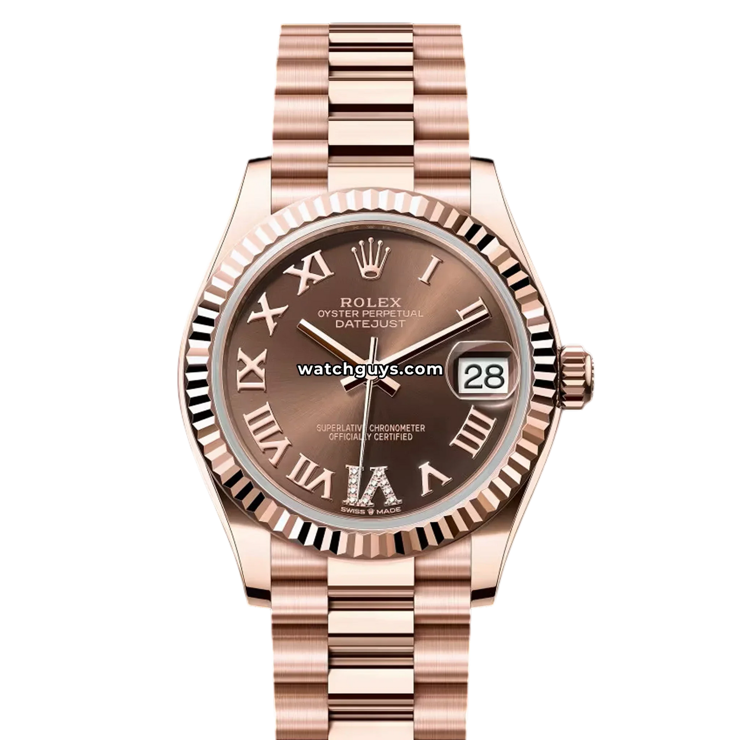 Rolex Datejust 278275 Chocolate Roman President