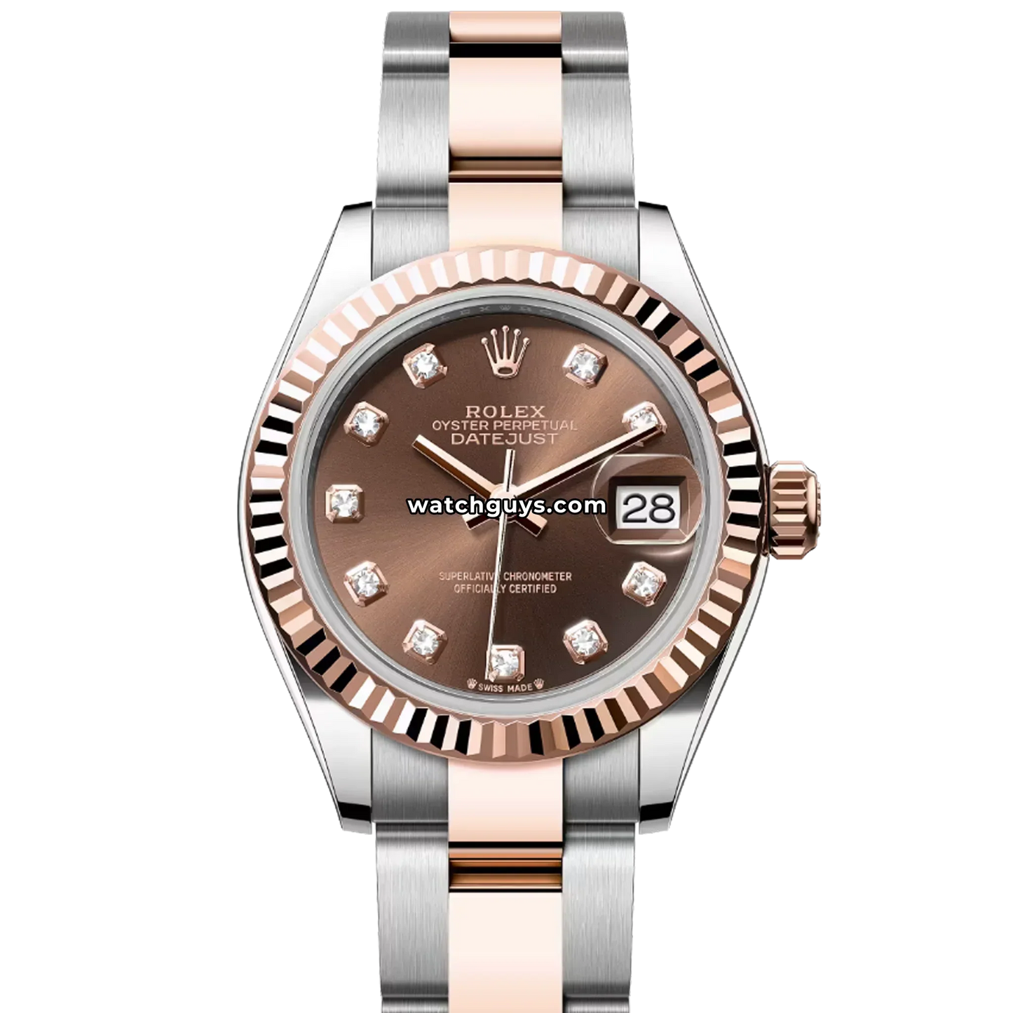 Rolex Datejust 279171 Chocolate Diamond Oyster