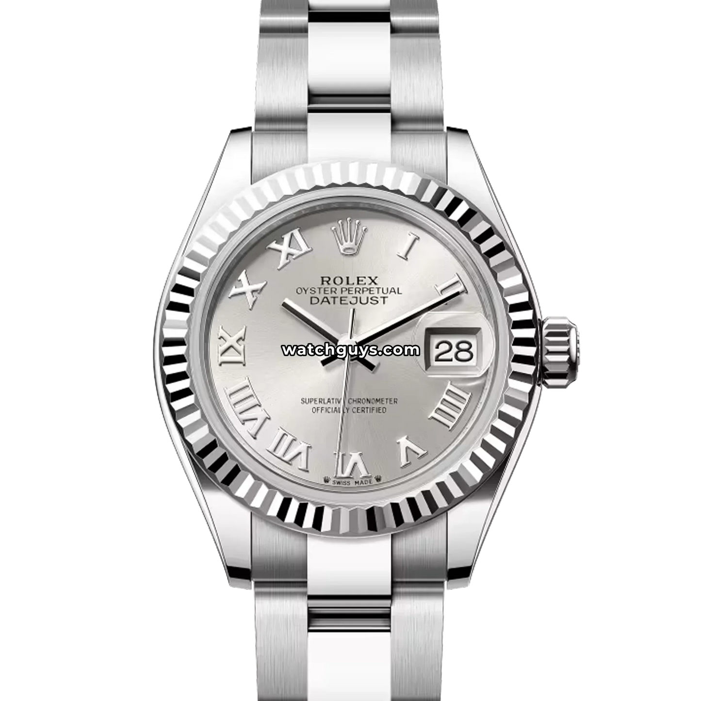 Rolex Datejust 279174 Silver Roman Oyster