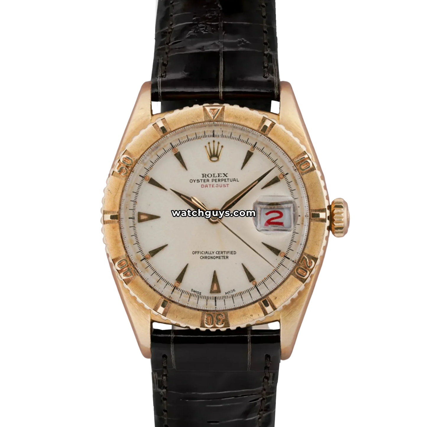 Rolex Datejust 6309 White "Thunderbird"
