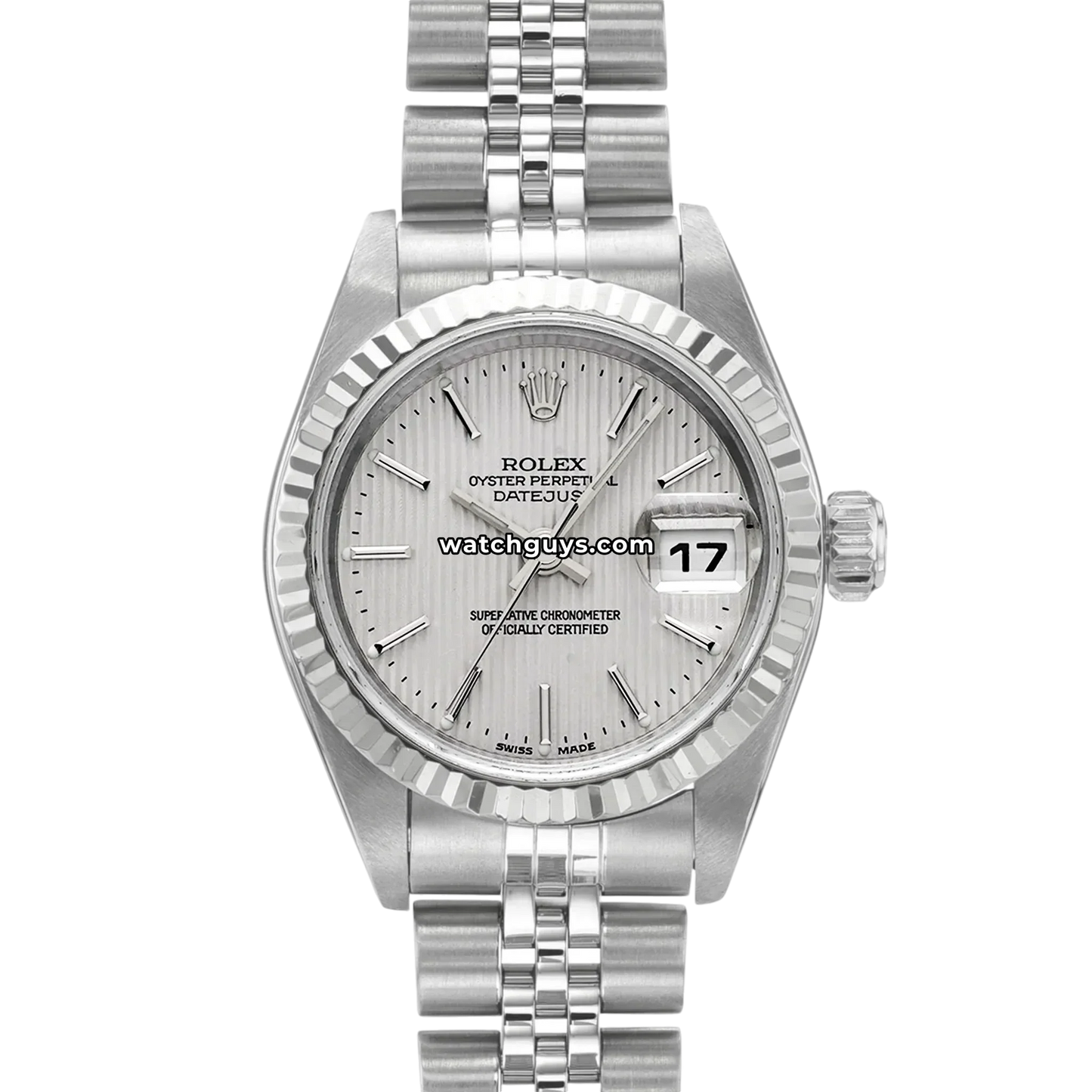 Rolex Datejust 79174 Silver Tapestry Dial