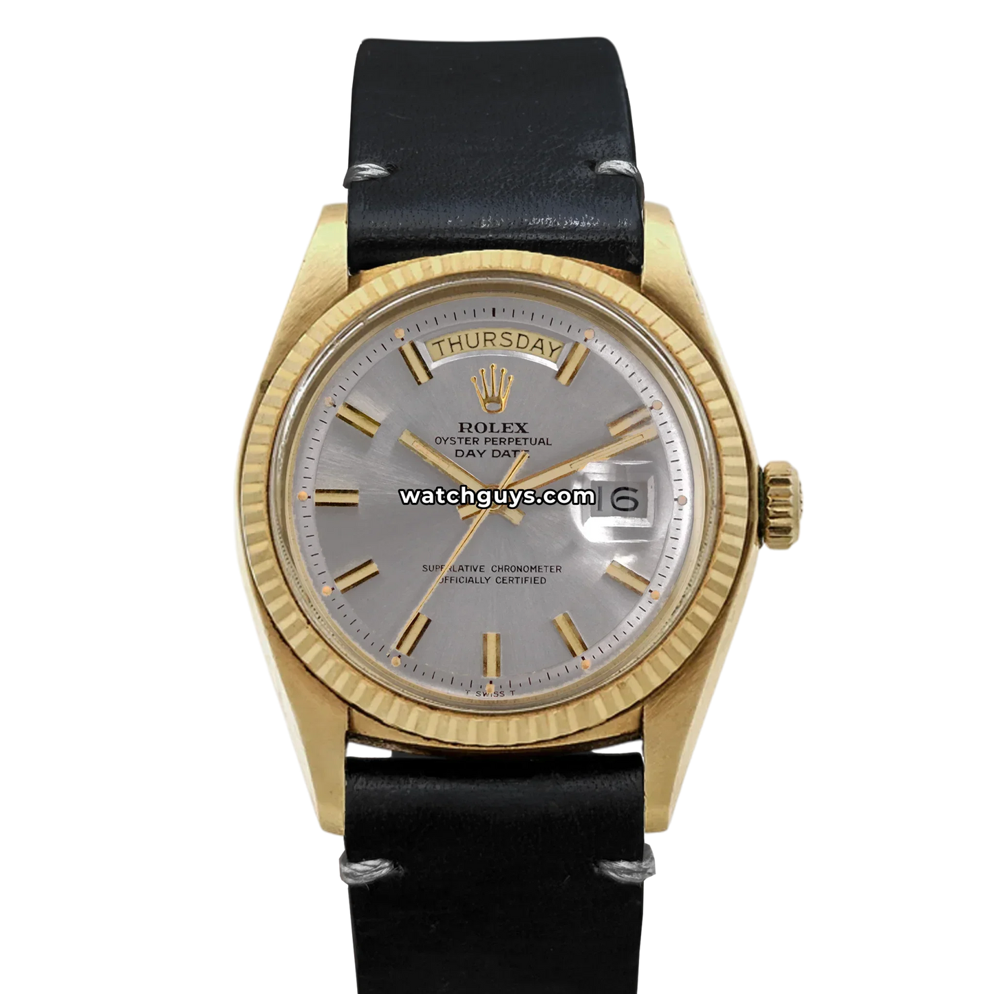 Rolex Day-Date 1803 Silver 18K Yellow Gold