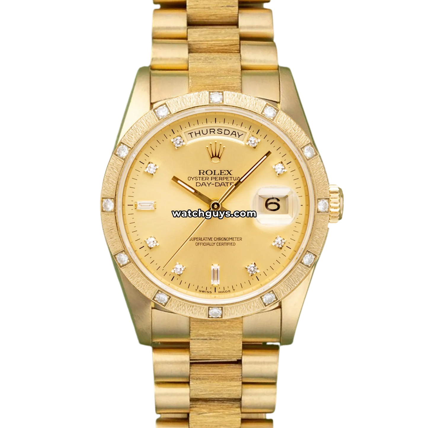 Rolex Day-Date 18308 Champagne Diamond