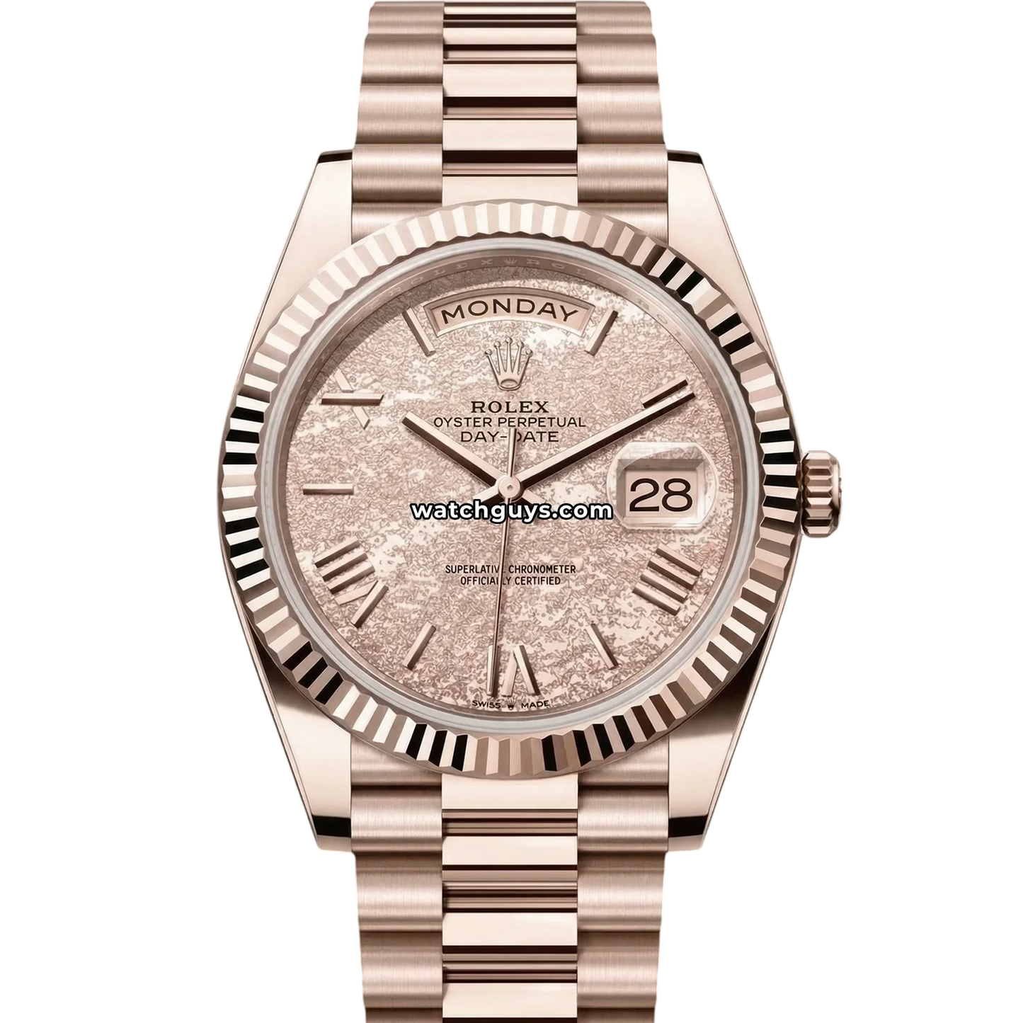 Rolex Day-Date 228235JG Gold Leaf Motif