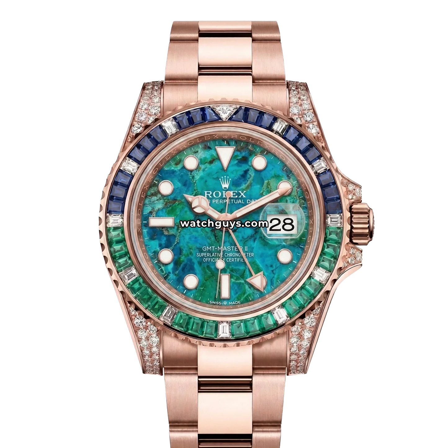 Rolex GMT-Master II 126755EMSA Chrysocolla