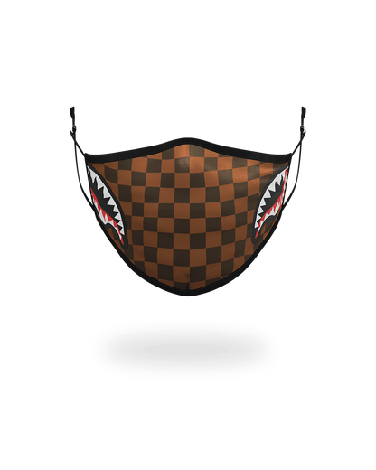 ADULT SHARKS IN PARIS (SIDE SHARK) FORM-FITTING FACE MASK