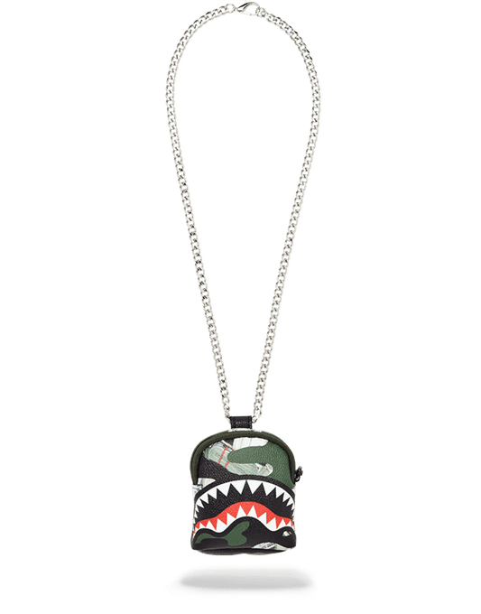 CAMO MONEY SHARK BACKPACK CHAIN
