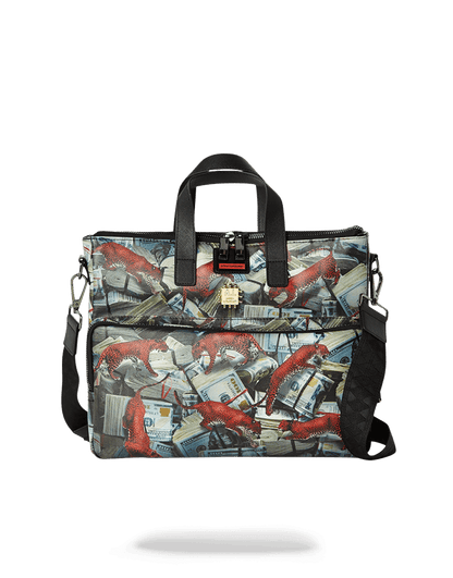 RED LEOPARD MONEY TRAVEL CASE