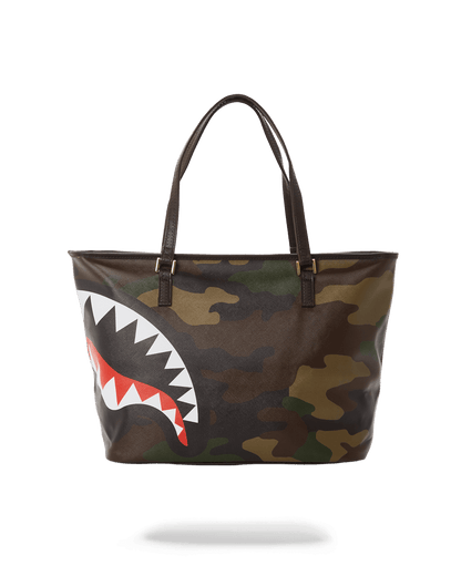 CHECKS IN CAMOFLAUGE TOTE