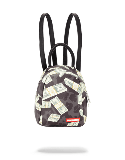 MONEY ON BLACK LEOPARD PRINT MINI