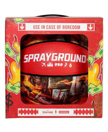 SPALDING X SPRAYGROUND FIRE BASKETBALL