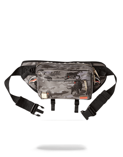 BLACK PANTHERA CAMO CROSSBODY