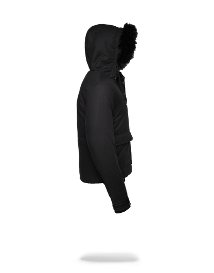 SOLID BLACK CHOPPER JACKET