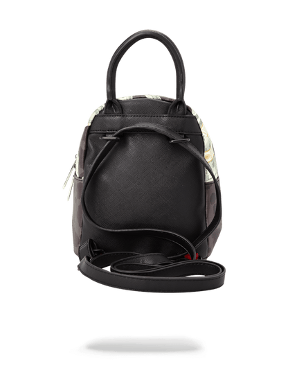 MONEY ON BLACK LEOPARD PRINT MINI