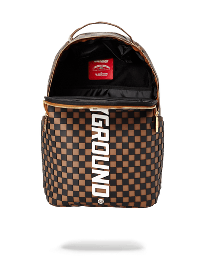 3D MOLDED RUBBER CHECKERED LOGO