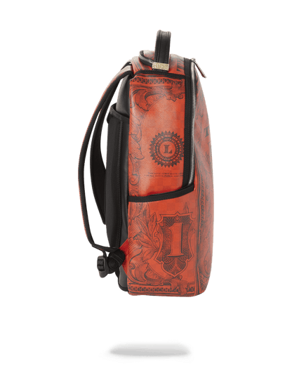 IN GOD WE TRUST RED BACKPACK (ONE OF ONE)