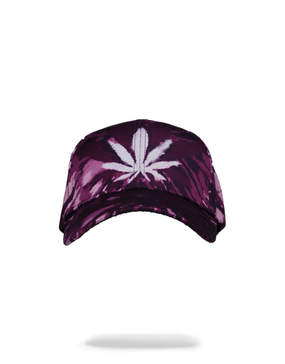 TIE DYE PURPLE 420 HAT