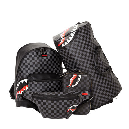 SHARKS IN PARIS (BLACK CHECKERED EDITION) CROSSBODY