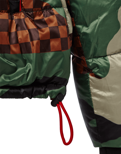 CAMO CHECKERED PUFFER