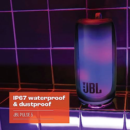 JBL Pulse 5 Waterproof Portable Bluetooth Speaker - JBLPULSE5BLKAM