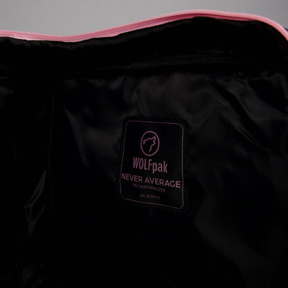 40L Ultimate Duffle Bag Black Lightning Knockout Pink