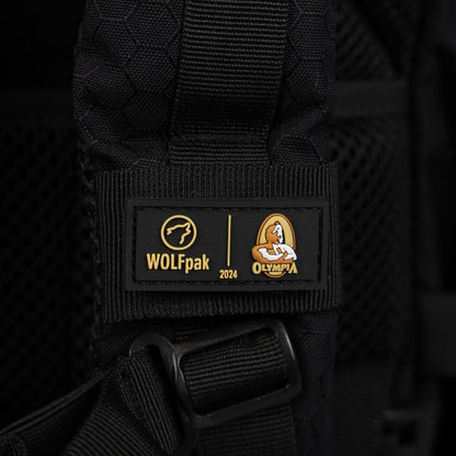 2024 Olympia 35L Backpack Black Hexagon