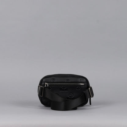Crossbody Pack Black Luxury Leather
