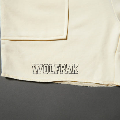 Men's Varsity Shorts Cream