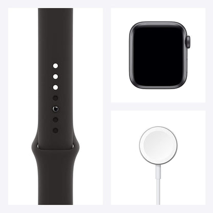 Apple Watch SE (GPS, 40mm) - Space Gray Aluminum Case with Black Sport Band - MKQ13LL/A
