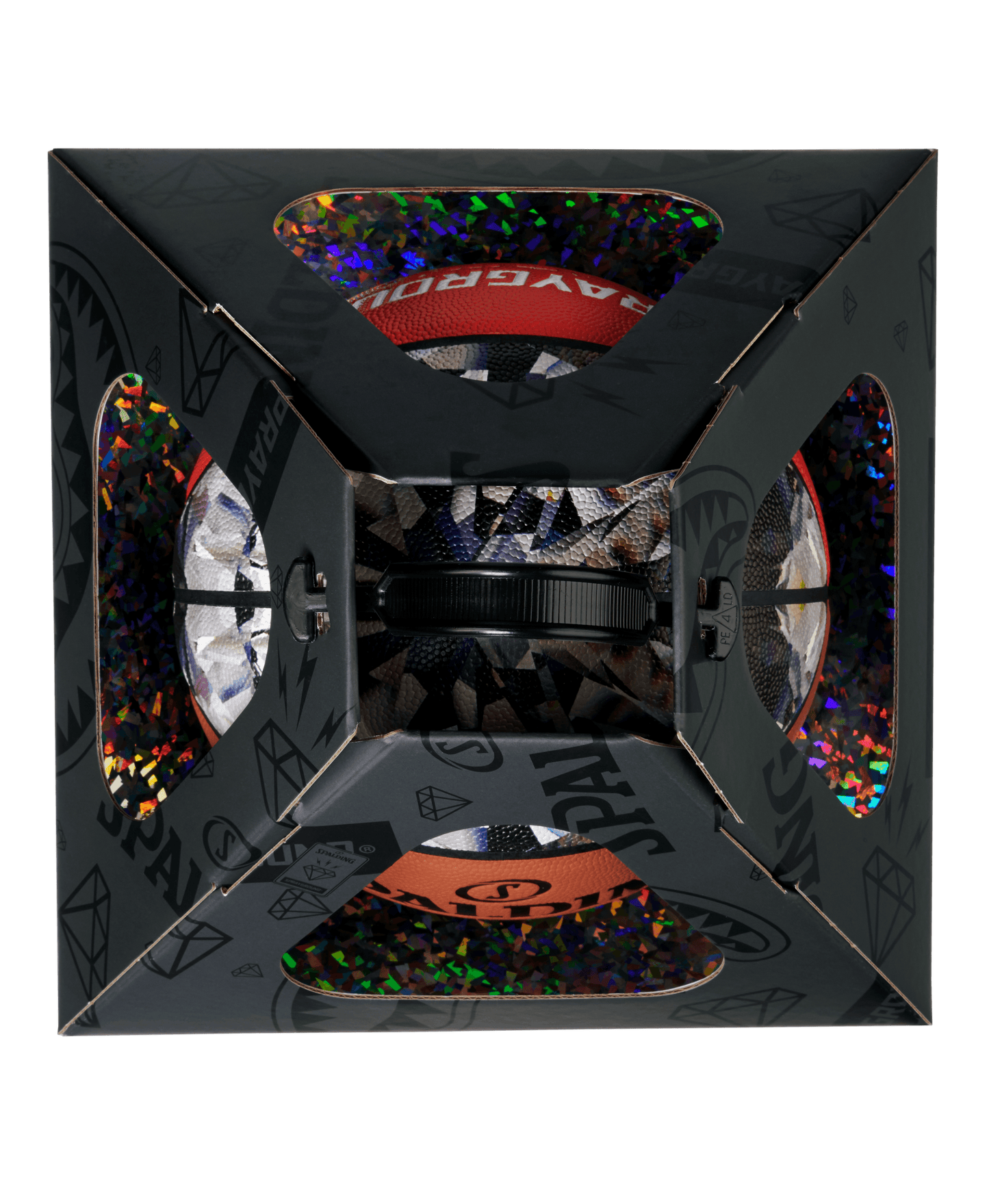 SPALDING X SPRAYGROUND DIAMOND BASKETBALL