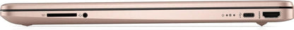 HP 15.6" HD Intel Celeron - Pale Rose Gold - 4GB RAM - 128GB SSD - 15-DY0027DS