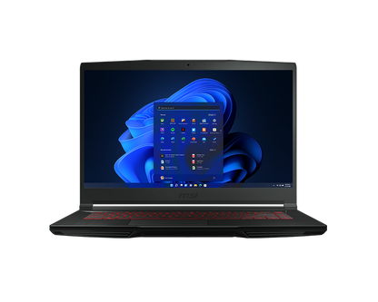 MSI GF63 Thin 15.6, i5-11400H, NVIDIA GeForce RTX 3050, 8GB Memory, 512GB NVMe SSD, Black