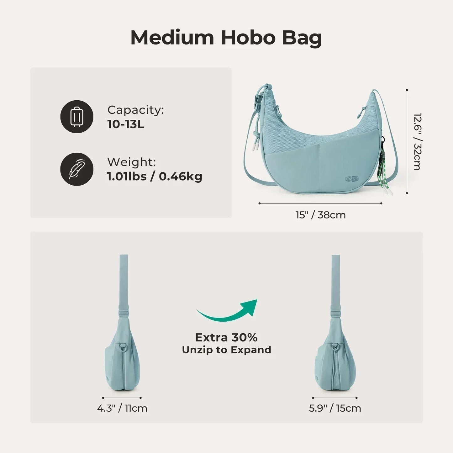 REIKI Hobo Bag